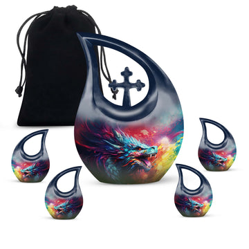 Large Urn With 4 Keepsake