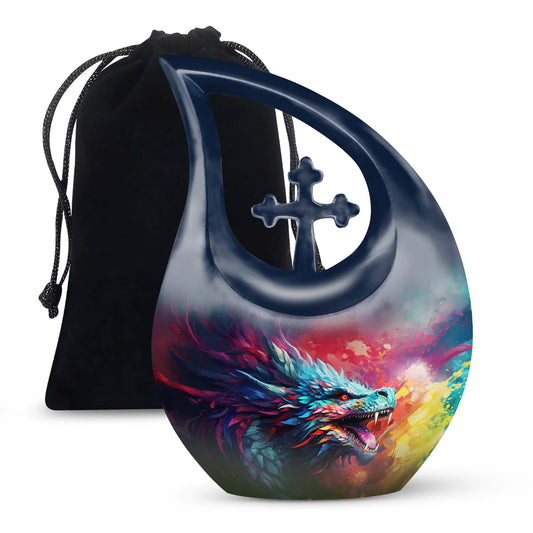 Dragon Urns For Ashes - Small Urn For Cremation Human Ashes