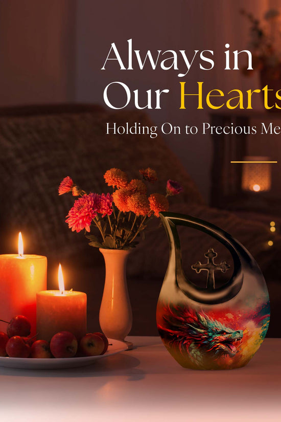 Dragon Urns For Ashes - Small Urn For Cremation Human Ashes