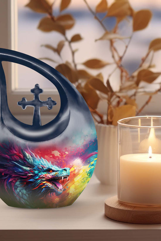 Dragon Urns For Ashes - Small Urn For Cremation Human Ashes
