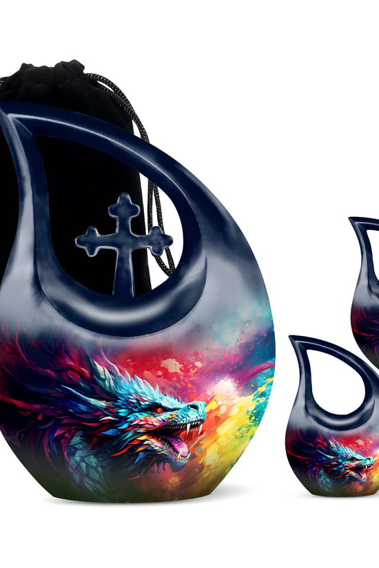 Dragon Urns For Ashes - Small Urn For Cremation Human Ashes