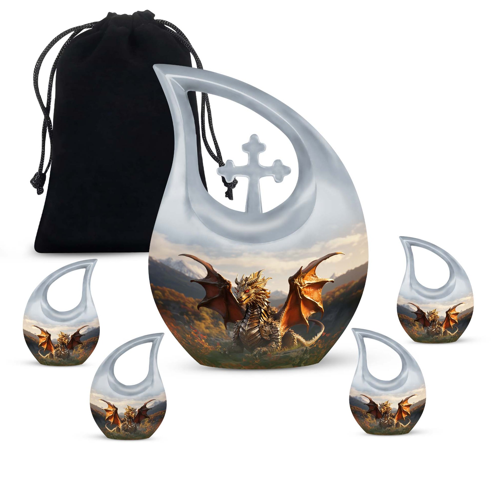 Dragon Urns For Ashes - Adult Cremation Urns