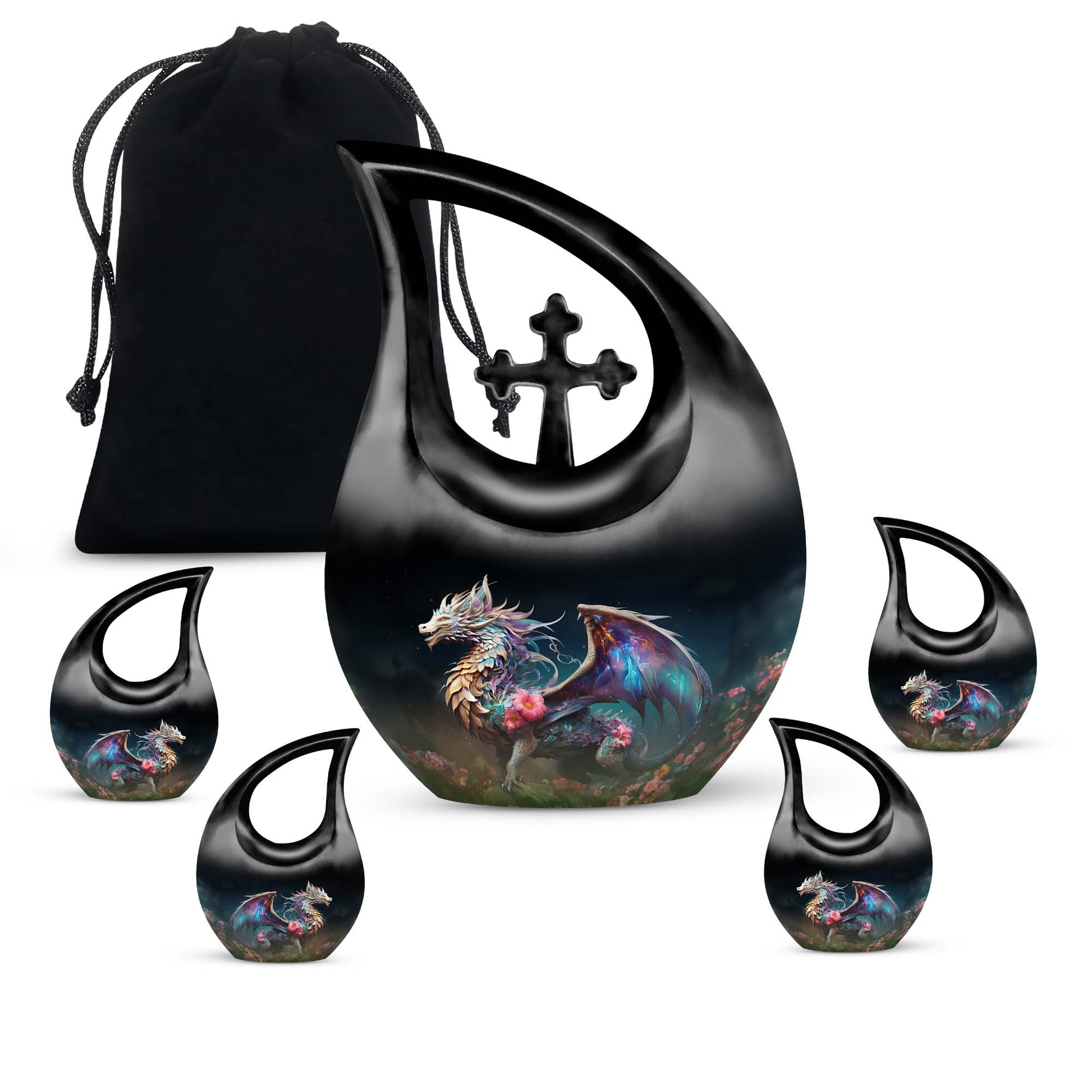 Dragon Urns For Ashes - Cremation Keepsake Urn