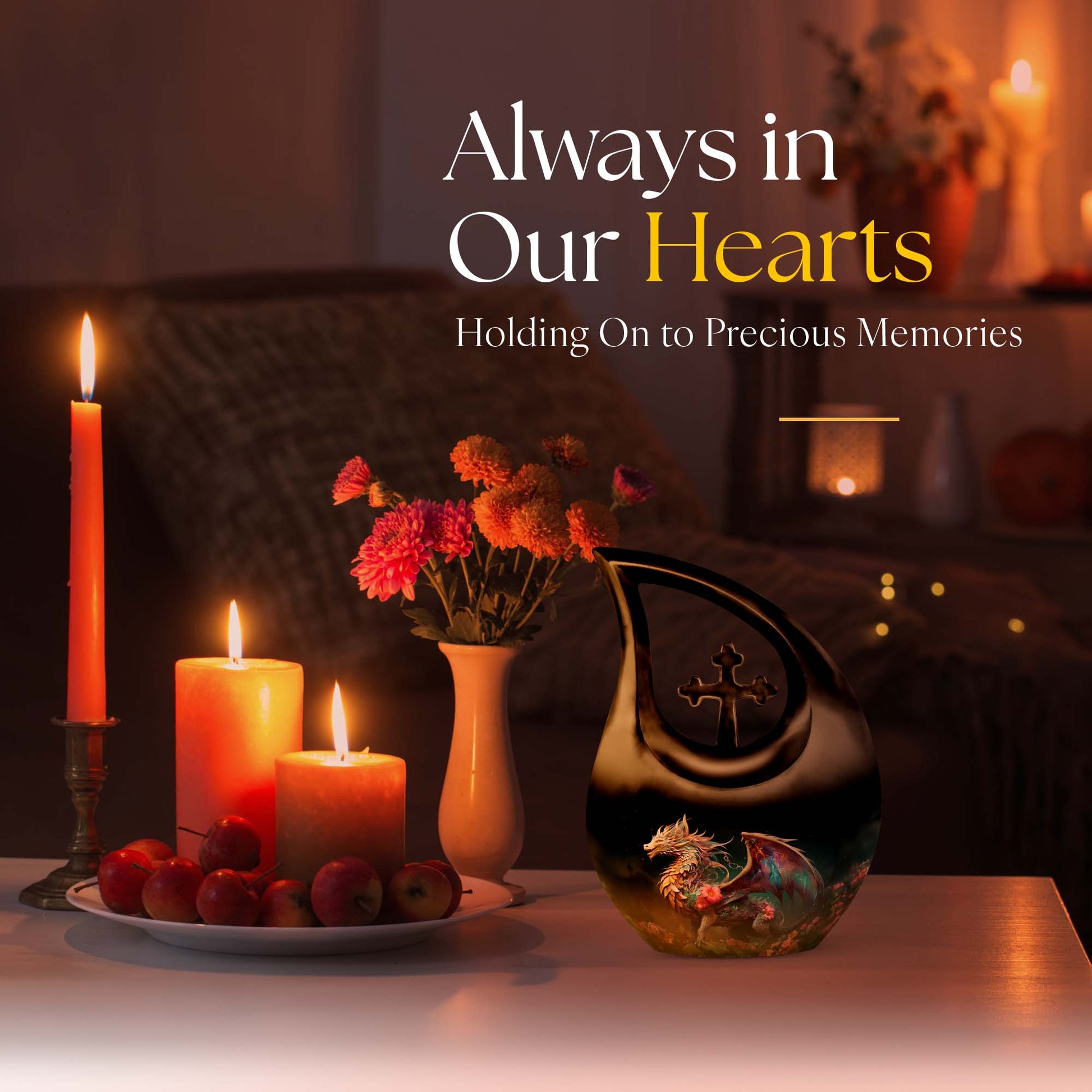 Dragon Urns For Ashes - Cremation Keepsake Urn