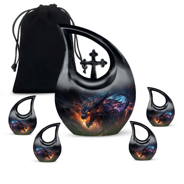 Large Urn With 4 Keepsake