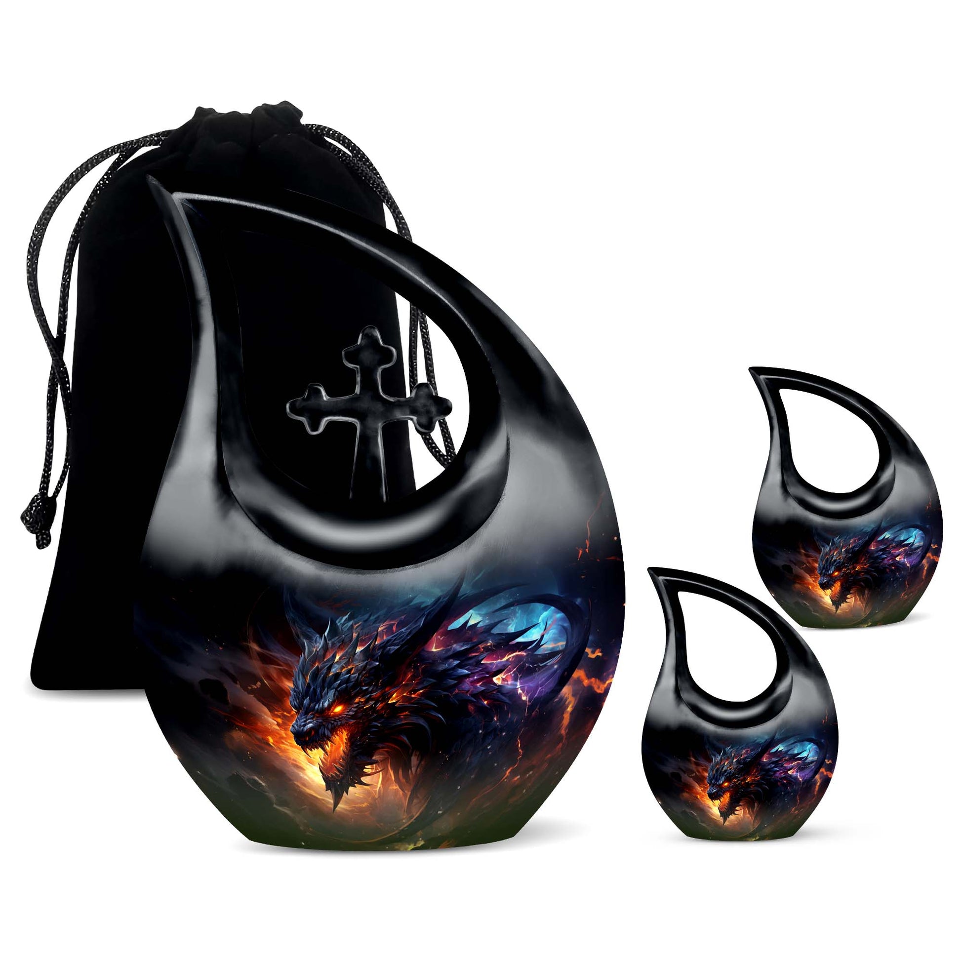 Dragon Urns For Ashes - Small Cremation Urns For Ashes