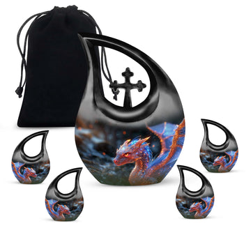Large Urn With 4 Keepsake