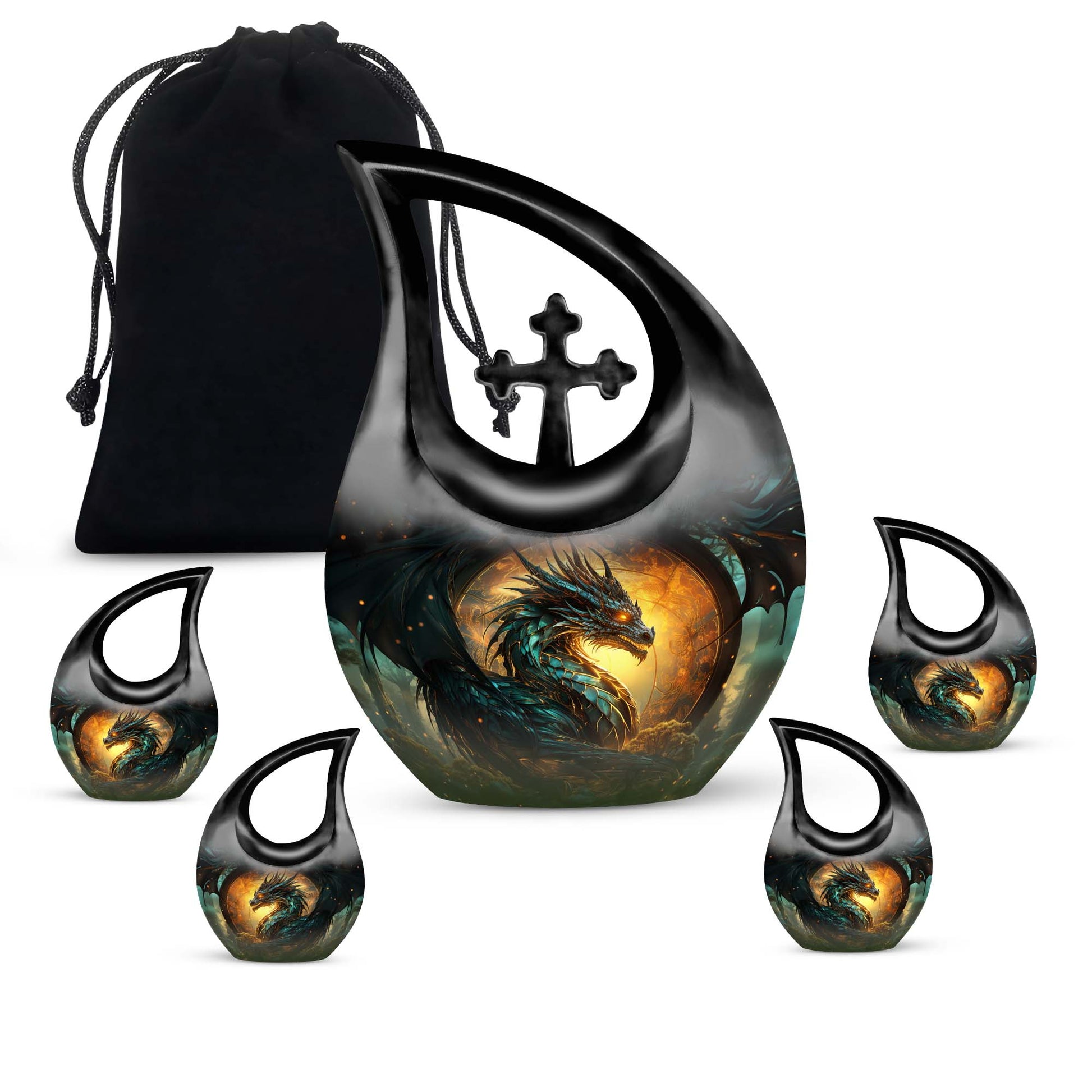 Dragon Urns For Ashes - Cremation Urn Small