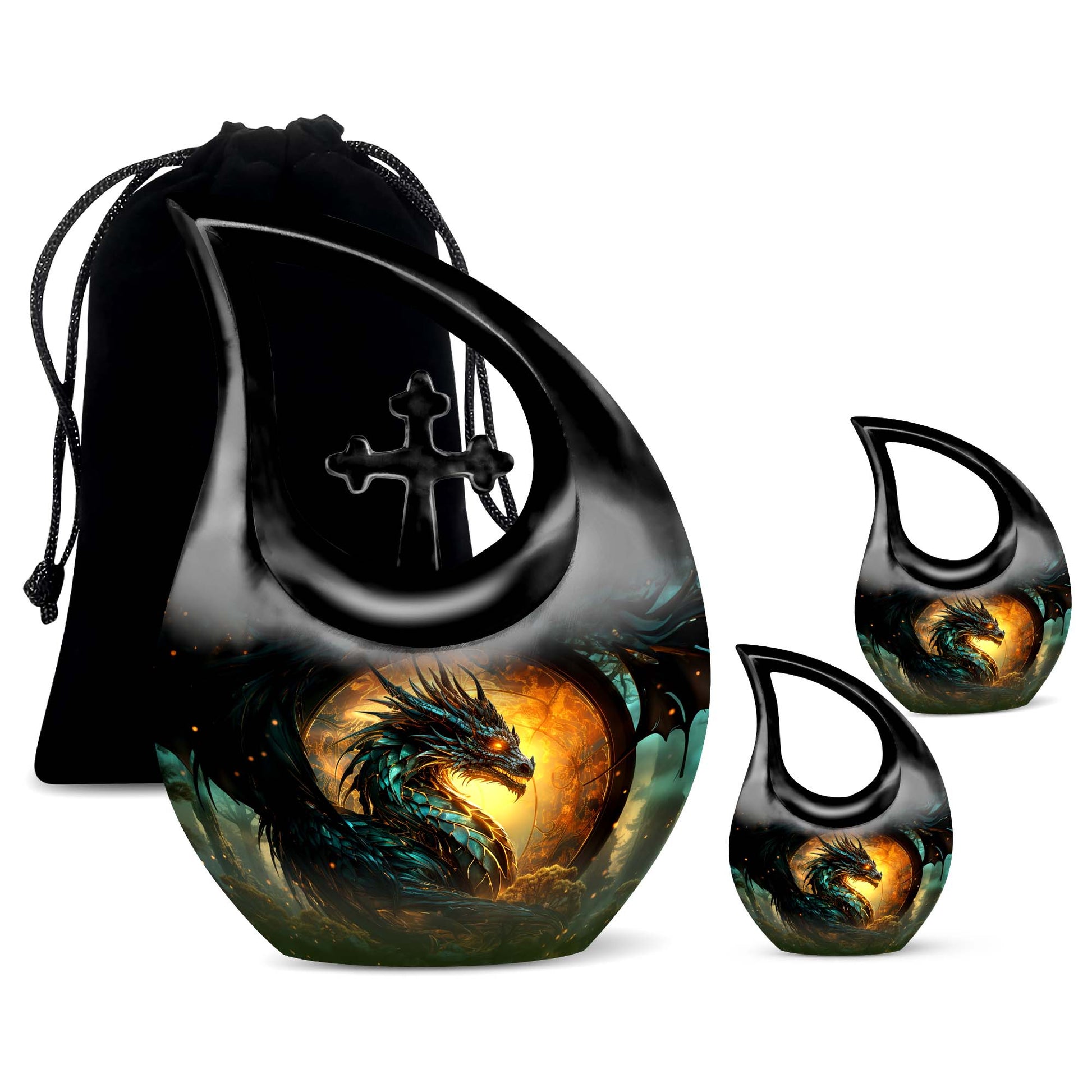 Dragon Urns For Ashes - Cremation Urn Small