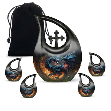 Large Urn With 4 Keepsake