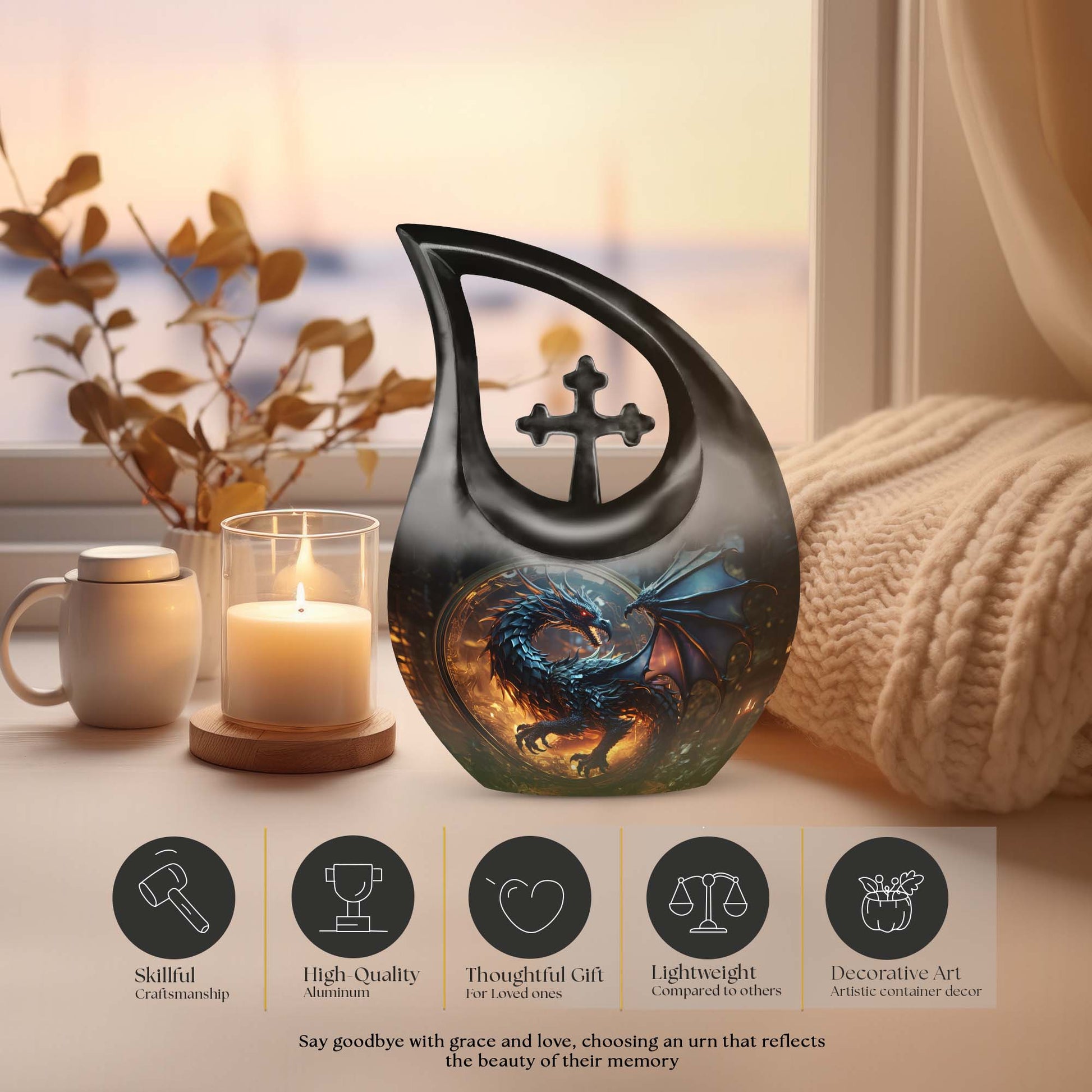 Dragon Urns For Ashes - Cremation Urns For Ashes For Men