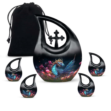 Large Urn With 4 Keepsake