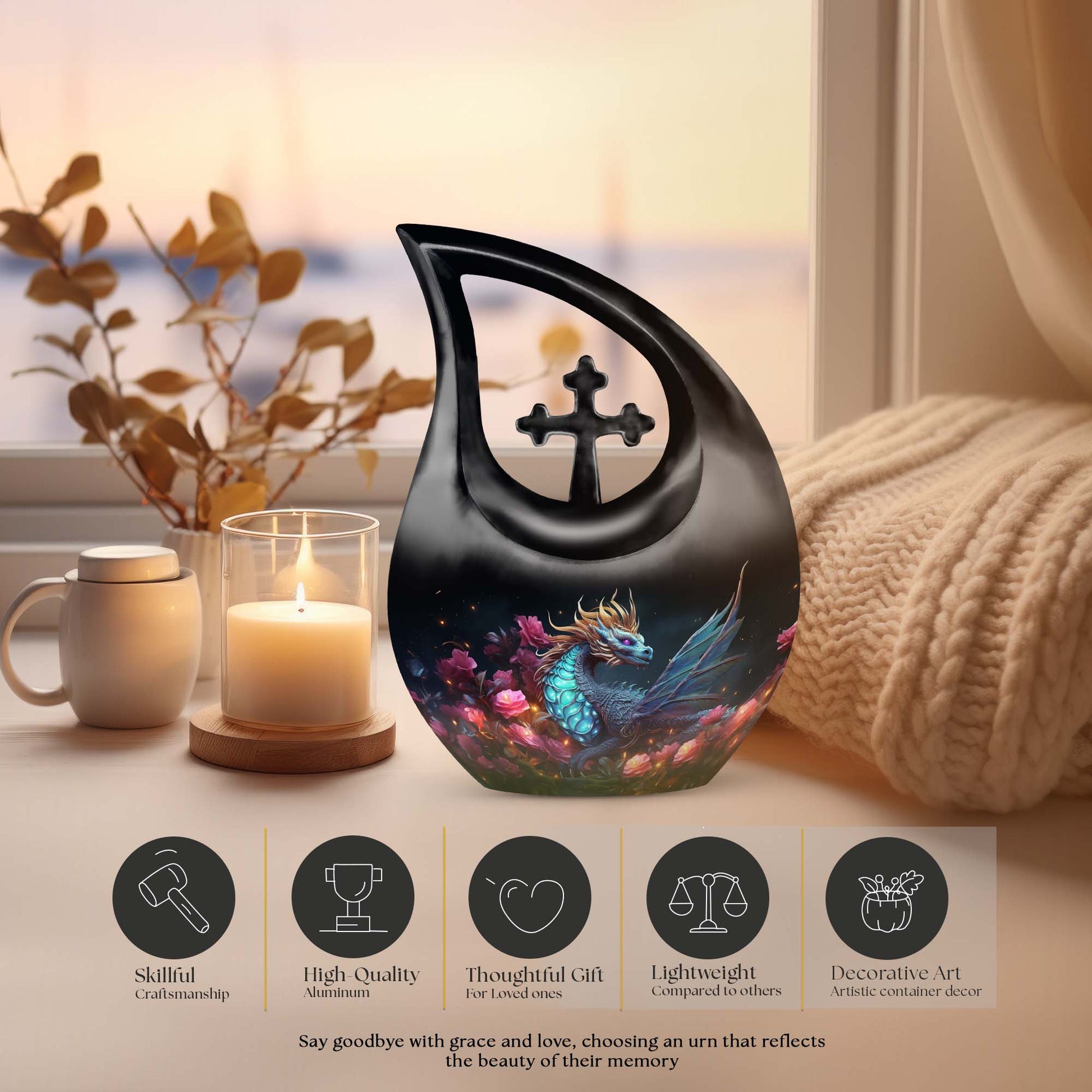 Dragon Urns For Ashes - Urns For Cremation Ashes Small