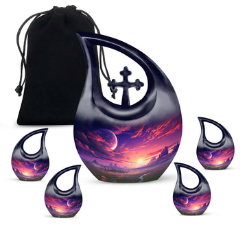Large Urn With 4 Keepsake