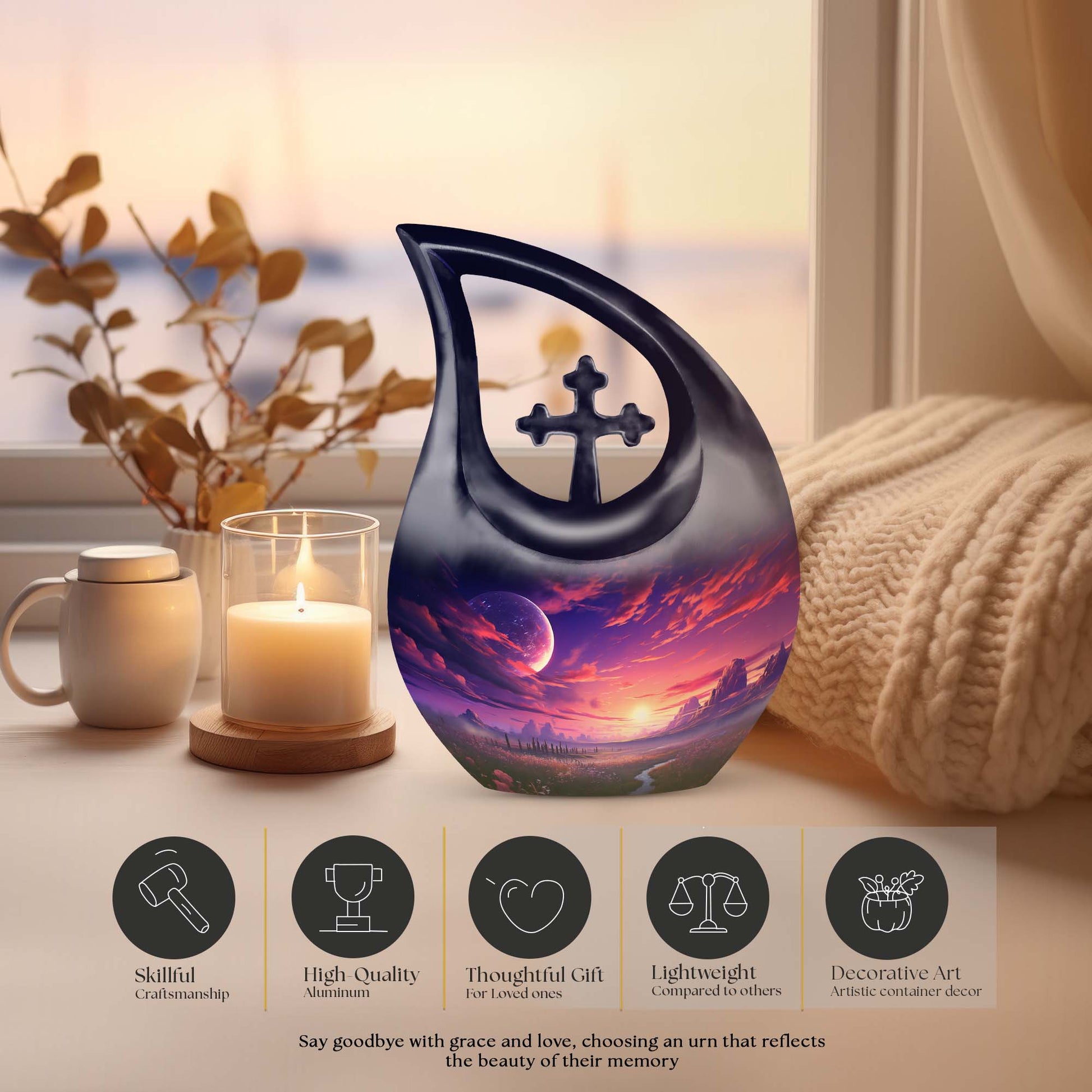 Moon Urns For Ashes - Urns For Cremation