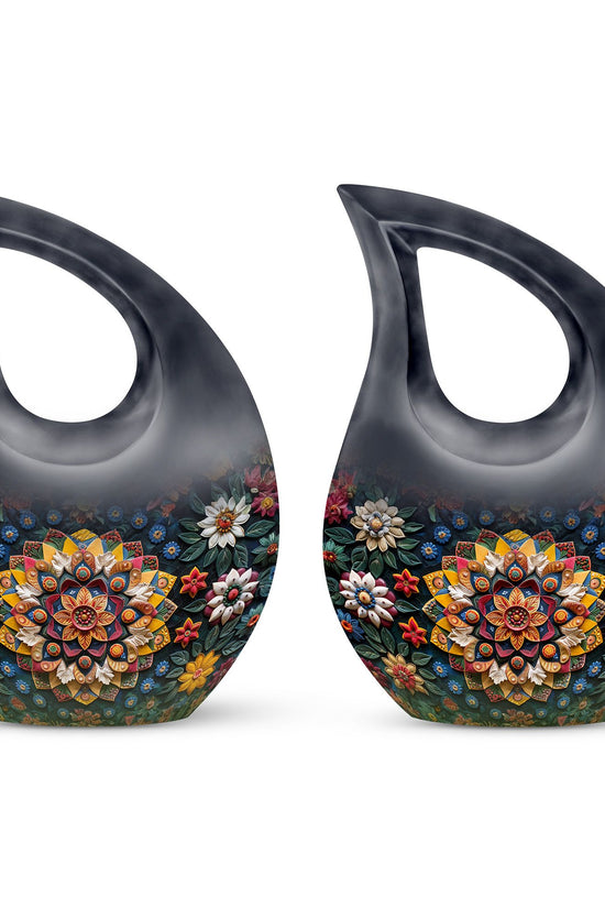 Geometric Pattern Urns For Ashes - Cremation Keepsakes Urns