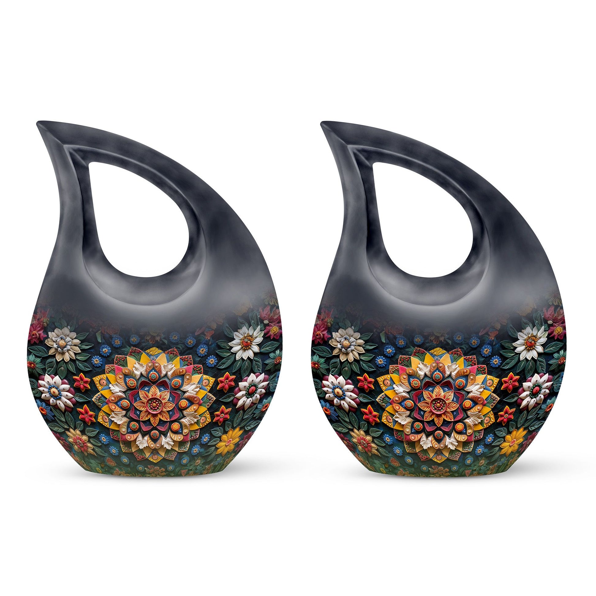 Geometric Pattern Urns For Ashes - Cremation Keepsakes Urns