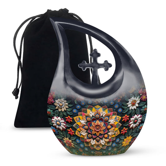 Geometric Pattern Urns For Ashes - Cremation Keepsakes Urns