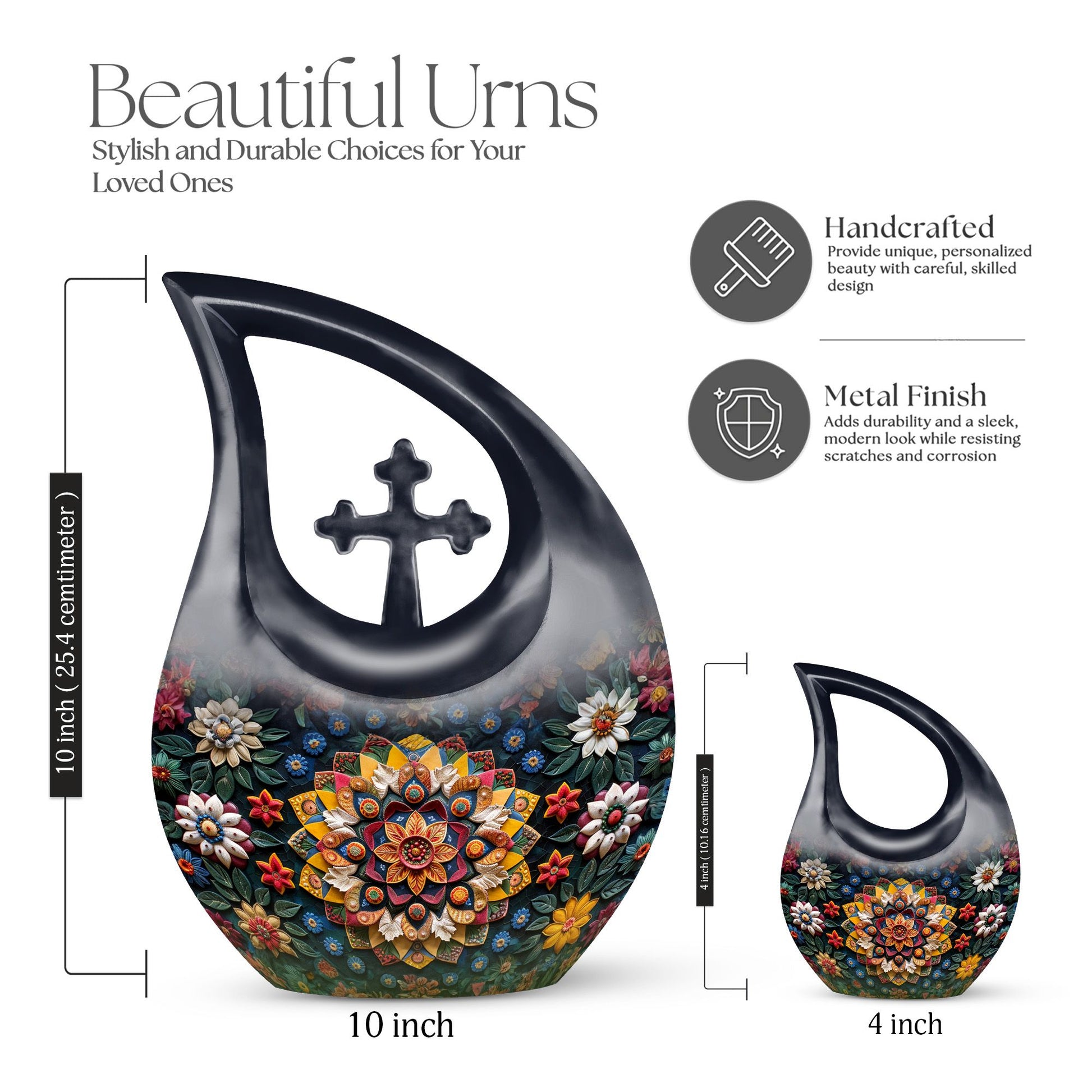 Geometric Pattern Urns For Ashes - Cremation Keepsakes Urns