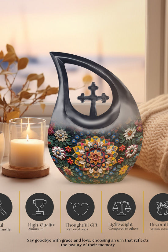 Geometric Pattern Urns For Ashes - Cremation Keepsakes Urns
