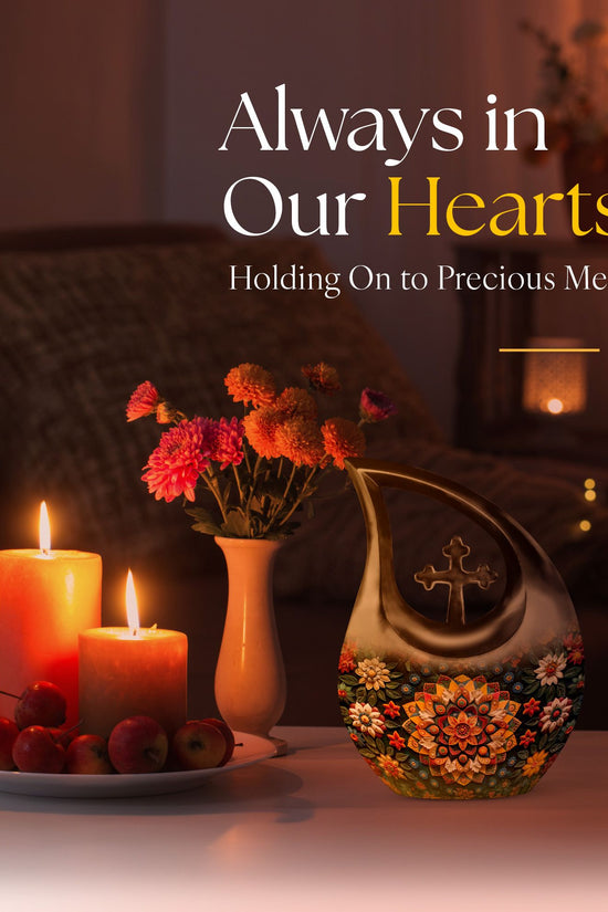 Geometric Pattern Urns For Ashes - Cremation Keepsakes Urns