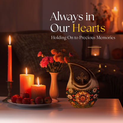 Geometric Pattern Urns For Ashes - Cremation Keepsakes Urns