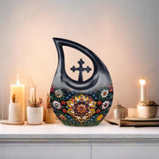 Geometric Pattern Urns For Ashes - Cremation Keepsakes Urns