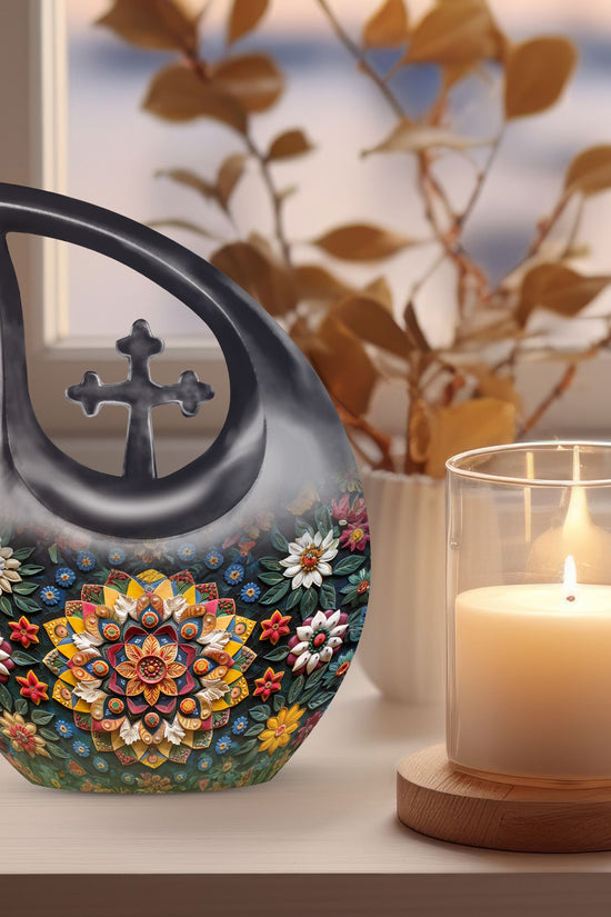 Geometric Pattern Urns For Ashes - Cremation Keepsakes Urns