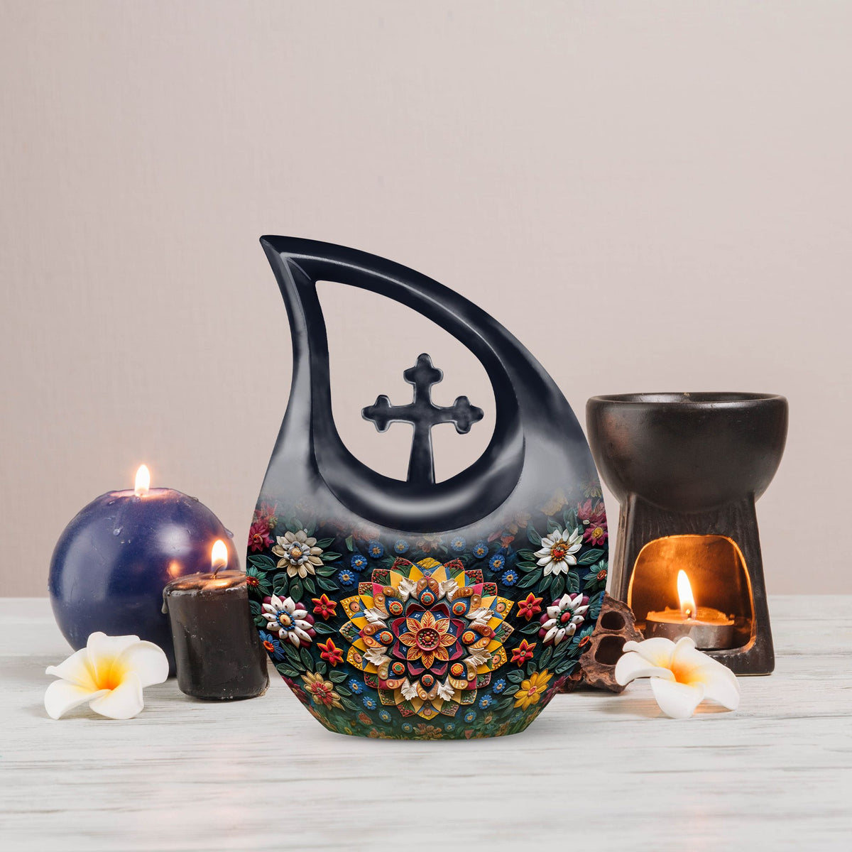 Geometric Pattern Urns For Ashes - Cremation Keepsakes Urns
