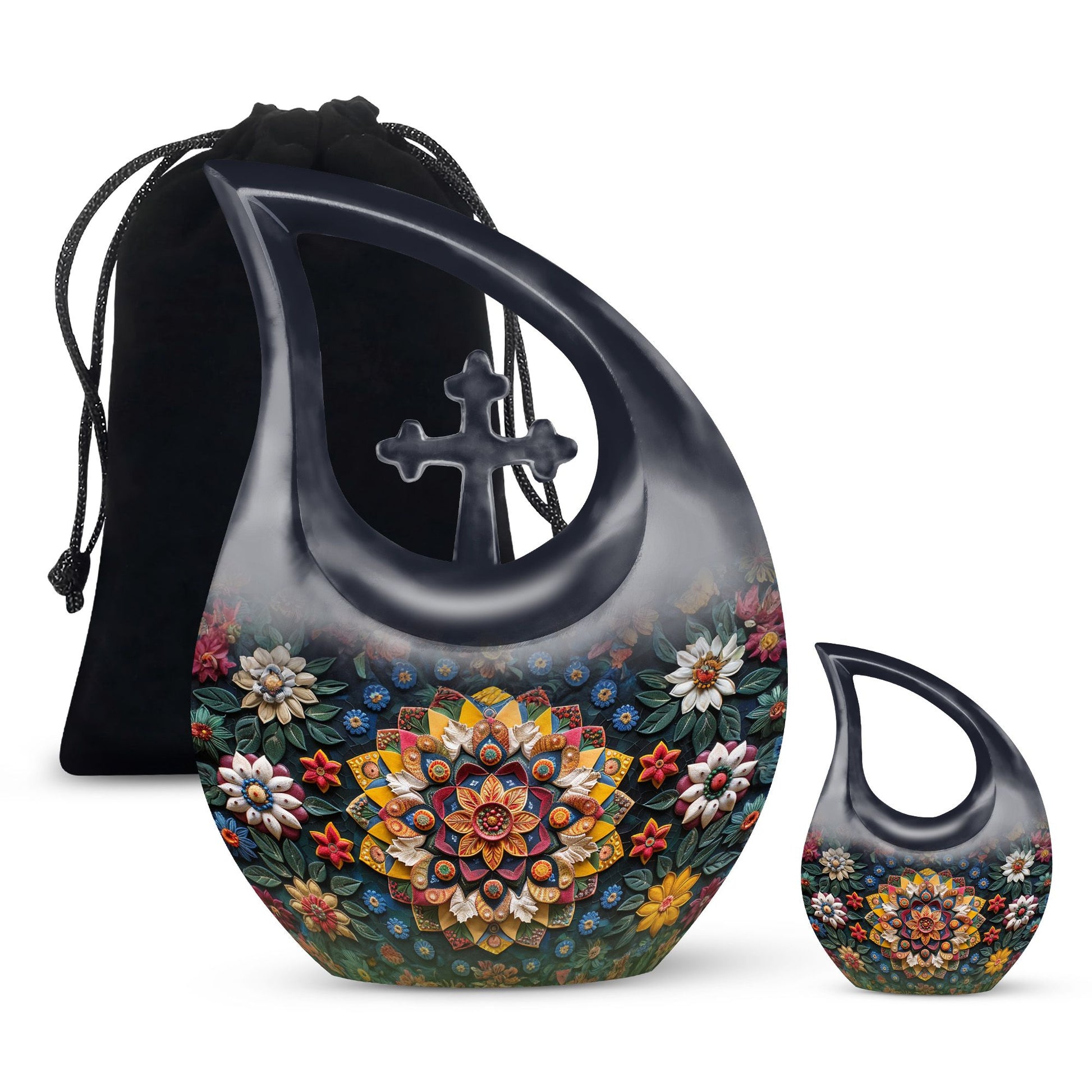 Geometric Pattern Urns For Ashes - Cremation Keepsakes Urns