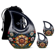 Geometric Pattern Urns For Ashes - Cremation Keepsakes Urns