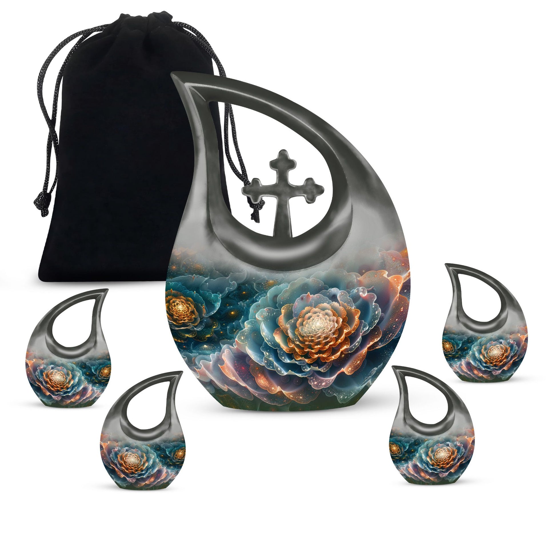 Flower Urns For Ashes - Cremation Urn For Adults