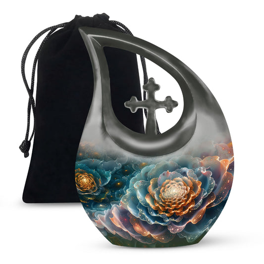 Flower Urns For Ashes - Cremation Urn For Adults