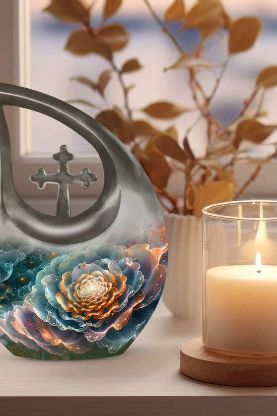 Flower Urns For Ashes - Cremation Urn For Adults