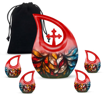 Large Urn With 4 Keepsake