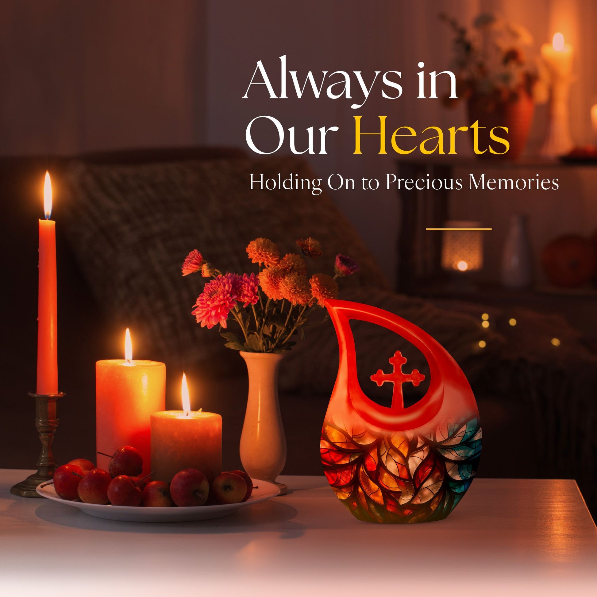 Waves Urns For Ashes - Cremation Keepsake Urns For Human Ashes Adult
