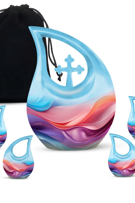 Waves Urns For Ashes - Small Urns For Cremation Ashes
