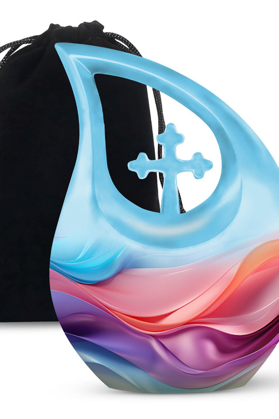 Waves Urns For Ashes - Small Urns For Cremation Ashes