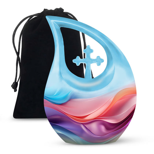 Waves Urns For Ashes - Small Urns For Cremation Ashes