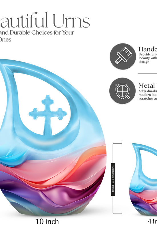 Waves Urns For Ashes - Small Urns For Cremation Ashes