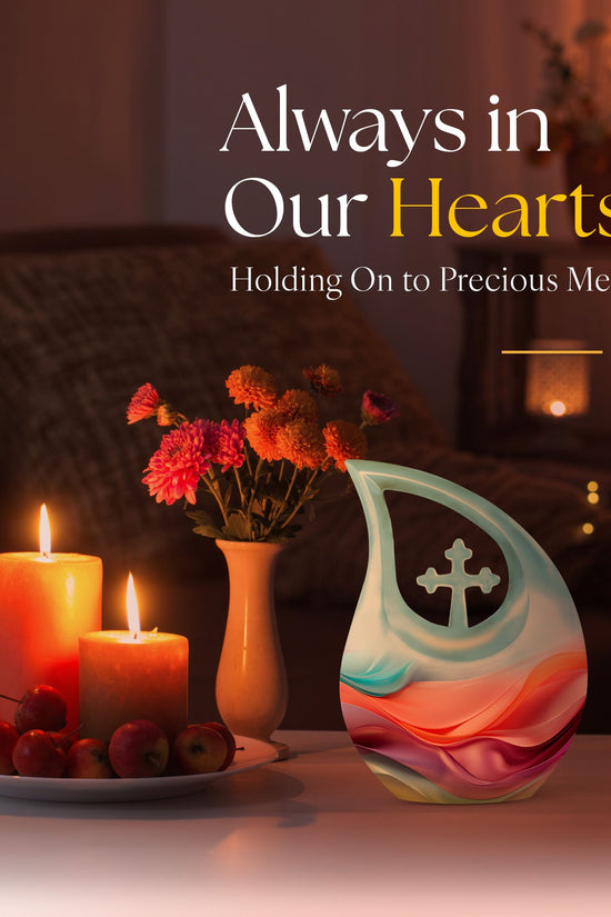 Waves Urns For Ashes - Small Urns For Cremation Ashes