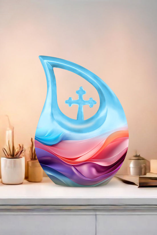 Waves Urns For Ashes - Small Urns For Cremation Ashes