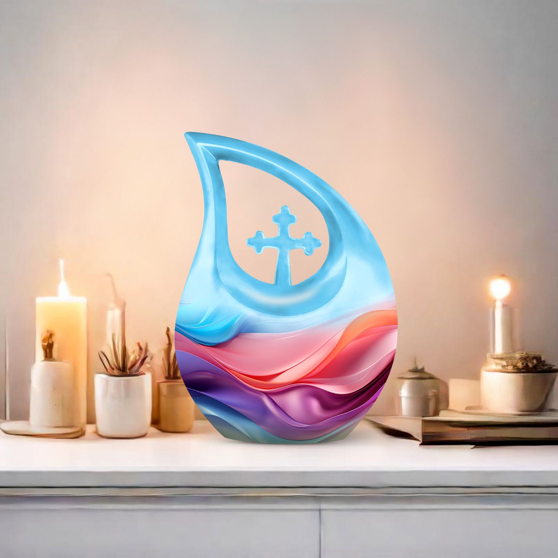 Waves Urns For Ashes - Small Urns For Cremation Ashes