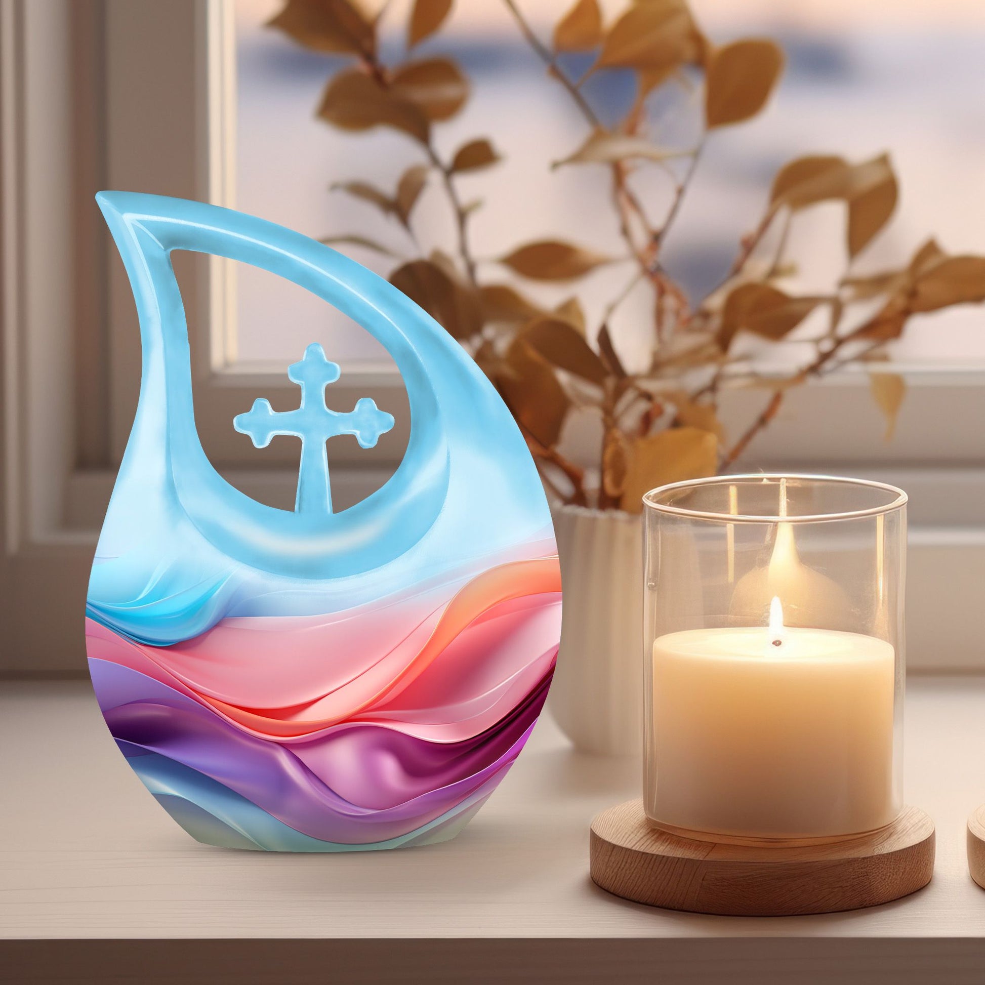 Waves Urns For Ashes - Small Urns For Cremation Ashes