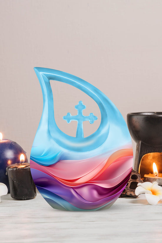 Waves Urns For Ashes - Small Urns For Cremation Ashes