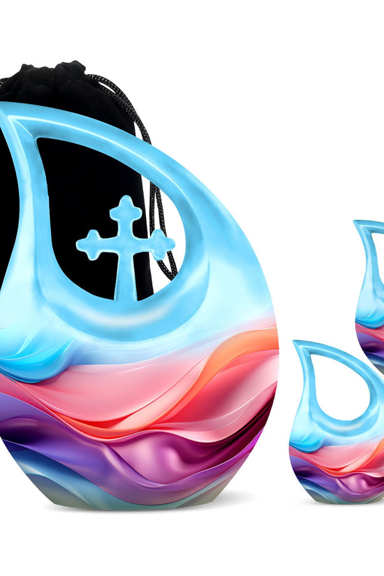 Waves Urns For Ashes - Small Urns For Cremation Ashes