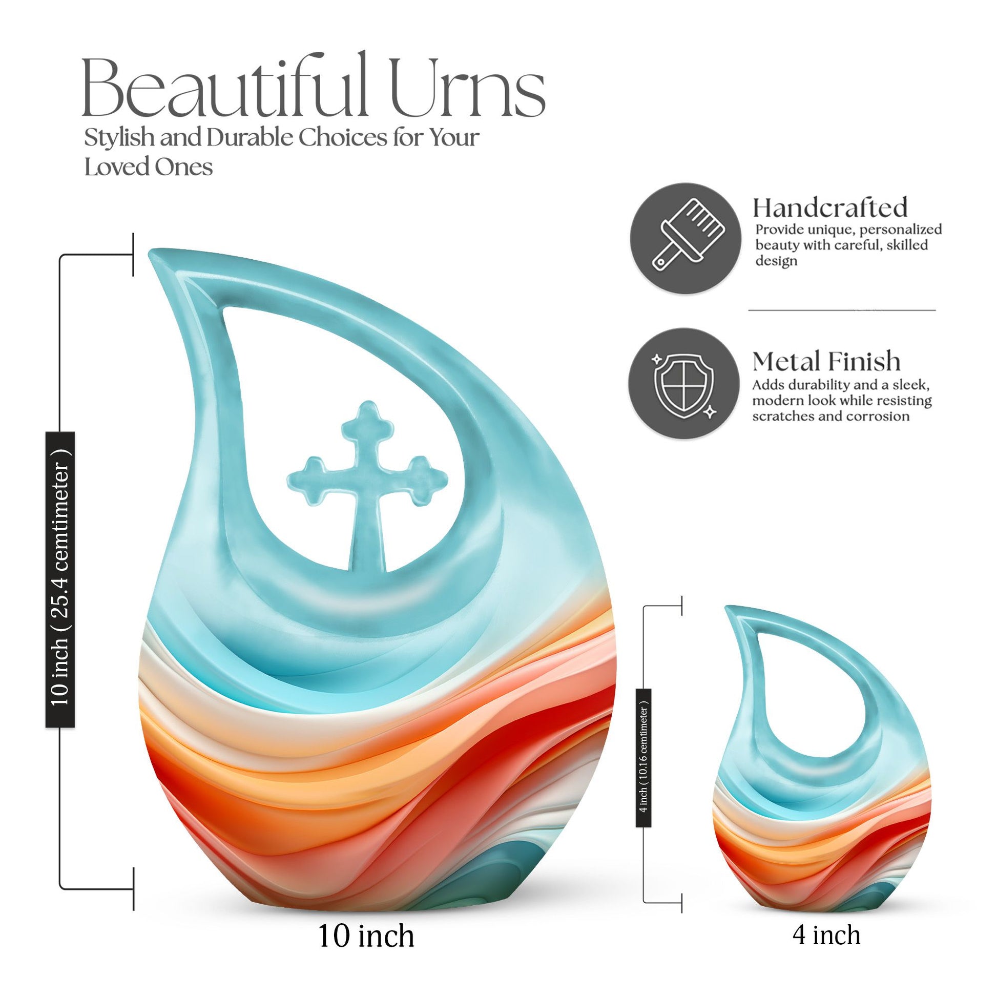 Waves Urns For Ashes - Cremation Urn Mom