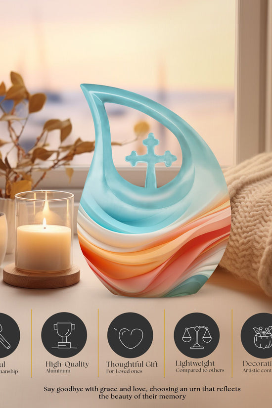 Waves Urns For Ashes - Cremation Urn Mom