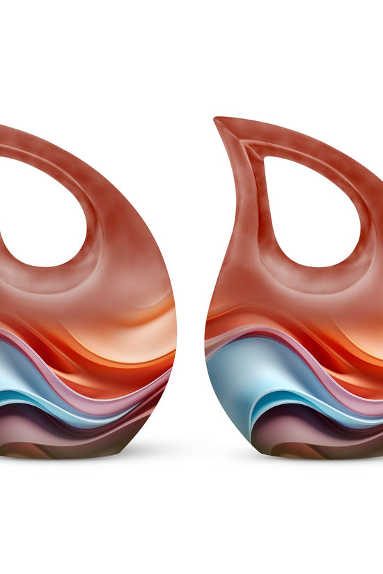 Waves Urns For Ashes - Mini Cremation Urns