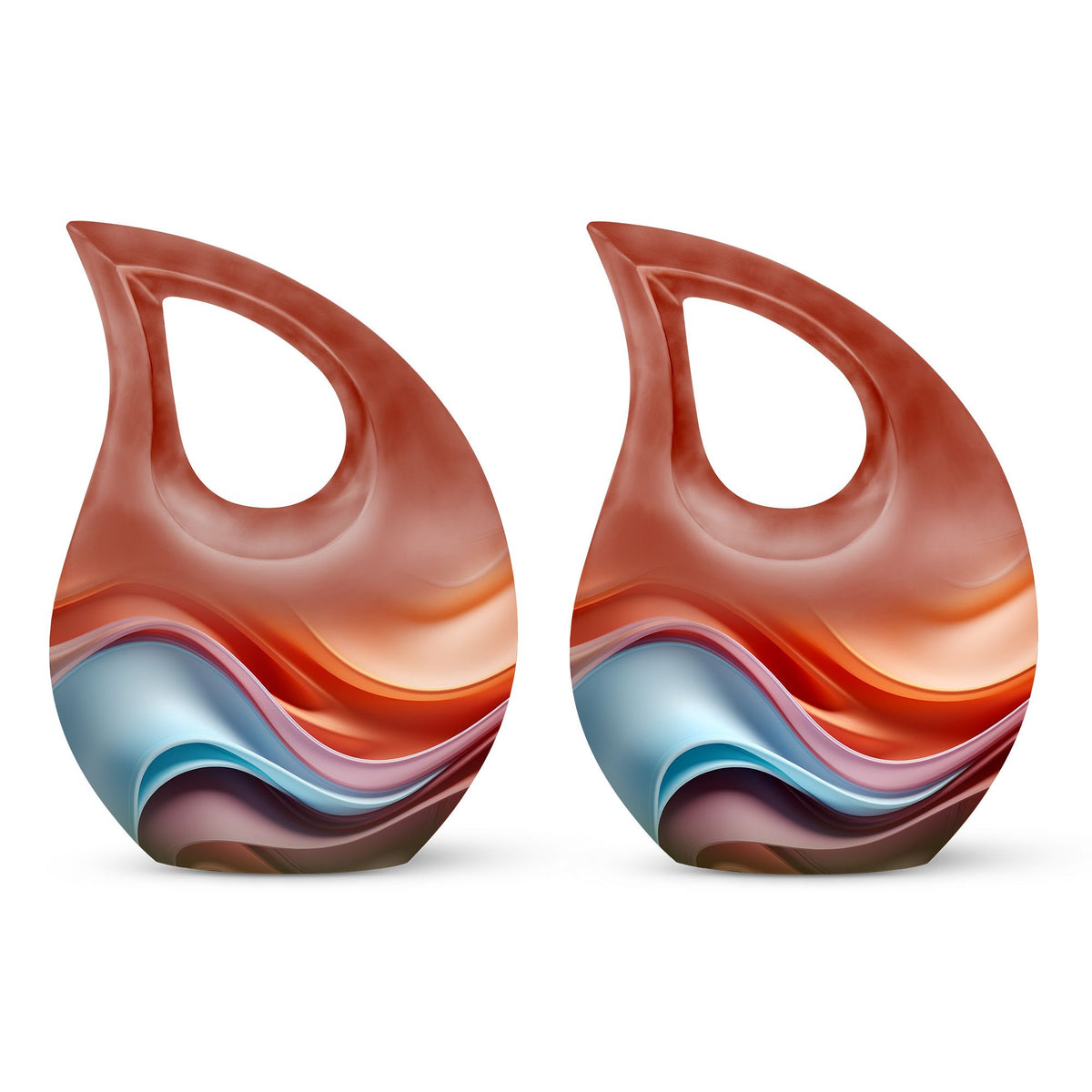 Waves Urns For Ashes - Mini Cremation Urns
